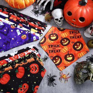 MYSTERY 5 PACK OF DOG HALLOWEEN BANDANAS